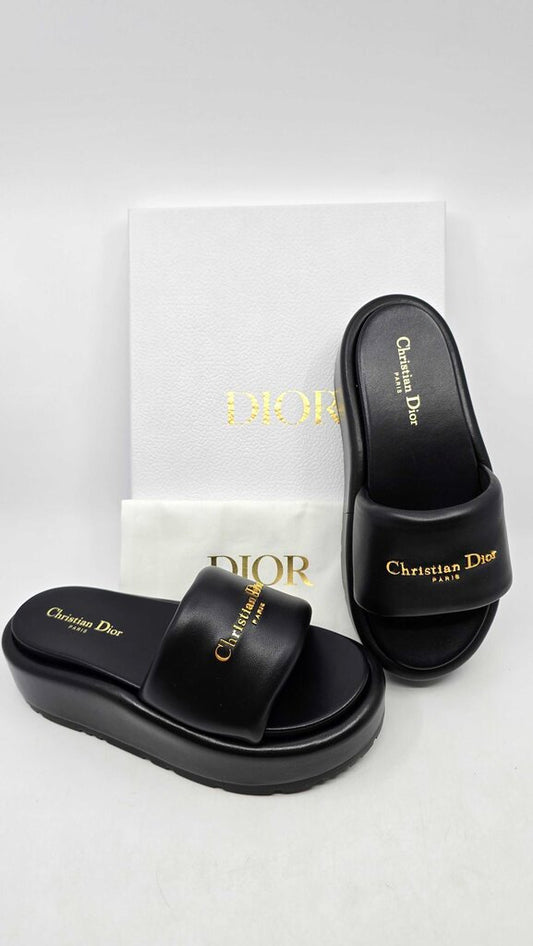 Dior D-Lane Platform Slides
