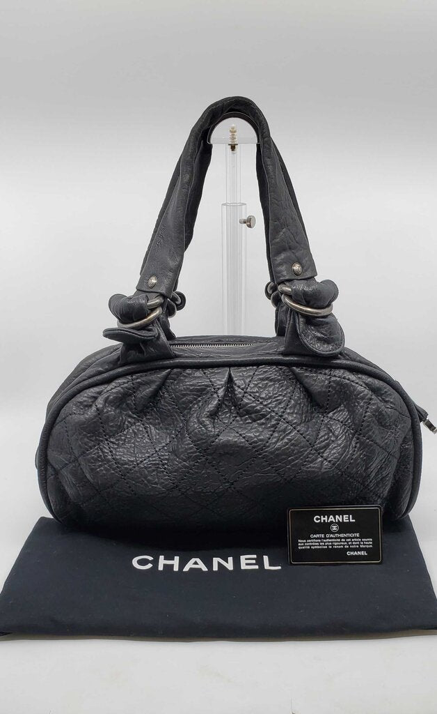 Chanel Distressed Lambskin Le Marais Bowler Bag