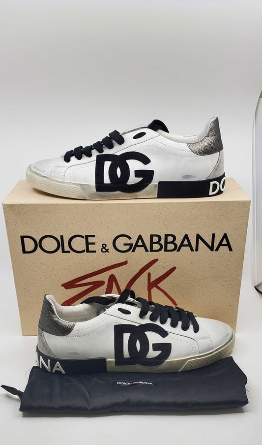 Dolce & Gabbana Portofino Lace-Up Sneakers
