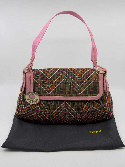 Fendi Vintage Zucca Chef Shoulder Bag