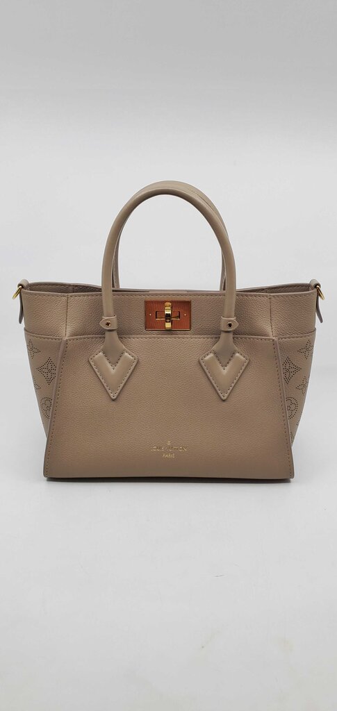 Louis Vuitton On my side PM -perforated Mahina calf leather-Galet
