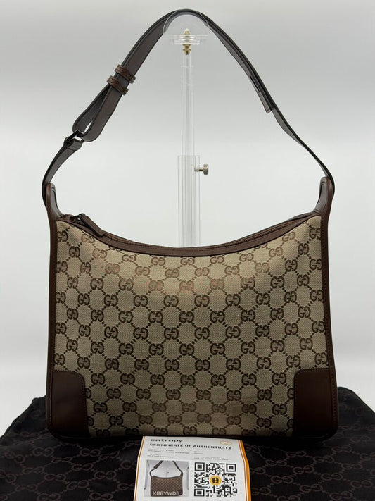 Gucci Vintage GG canvas shoulder bag